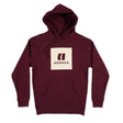 Armada Icon Hoodie product -- Sassafras colorway detail view