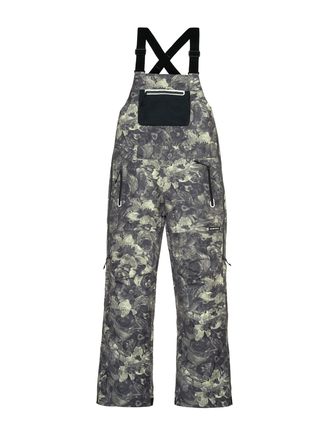 Armada Pascore Womens Bib ski pant -- front view on model showing insulated ski pant at Willis Ski and Board Pittsburgh