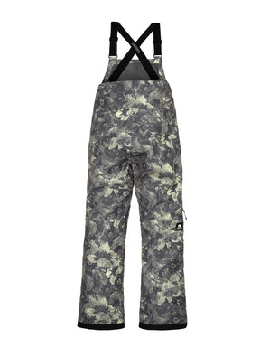 Armada Pascore Womens Bib ski pant -- Floral Camo colorway front view on model