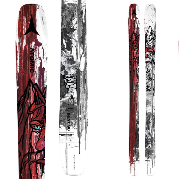 This is an image of Atomic Bent 90 Skis