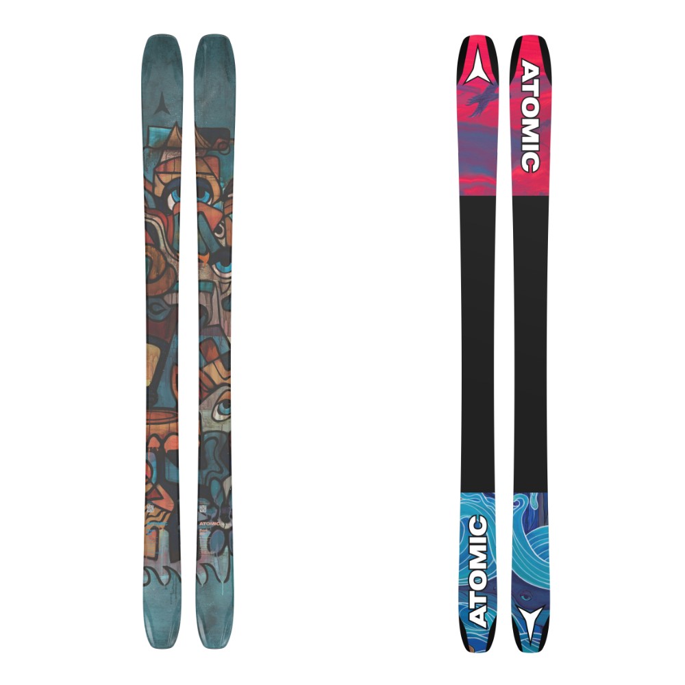 Atomic Bent 90 Skis 2026 all-mountain ski -- top sheet graphic at Willis Ski and Board Pittsburgh