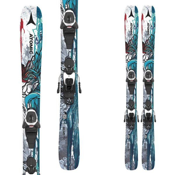 This is an image of Atomic Bent Junior Skis  (110-130)
