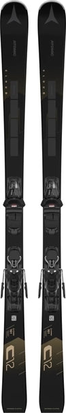 Atomic Cloud C12 Revoshock women's carving ski 2025 -- top sheet mounted with M10 bindings