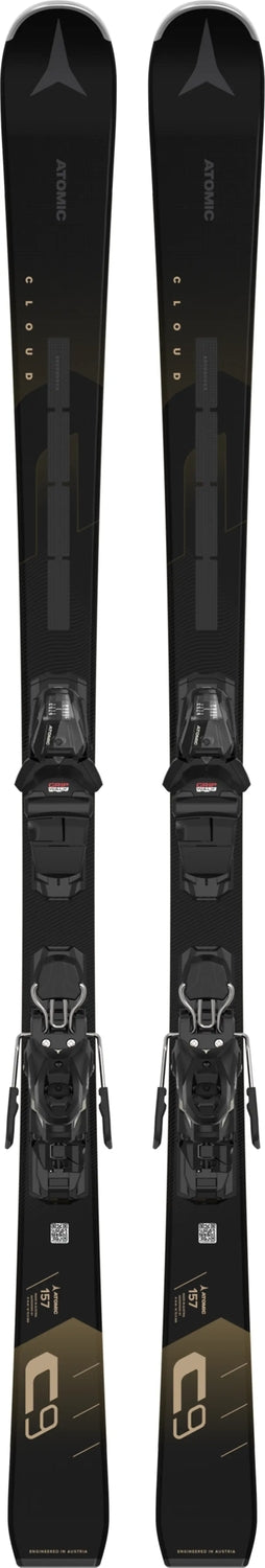 This is an image of Atomic Cloud C9 Revoshock Light Skis with M10 Bindings