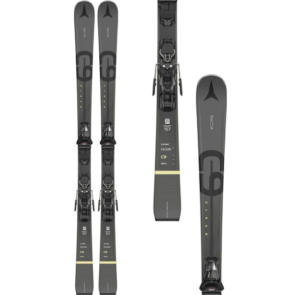 This is an image of Atomic Cloud C9 Skis with M10 Bindings 2023