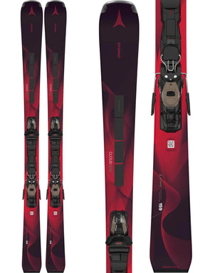This is an image of Atomic Cloud Q12 Revoshock C Skis with M10 Bindings