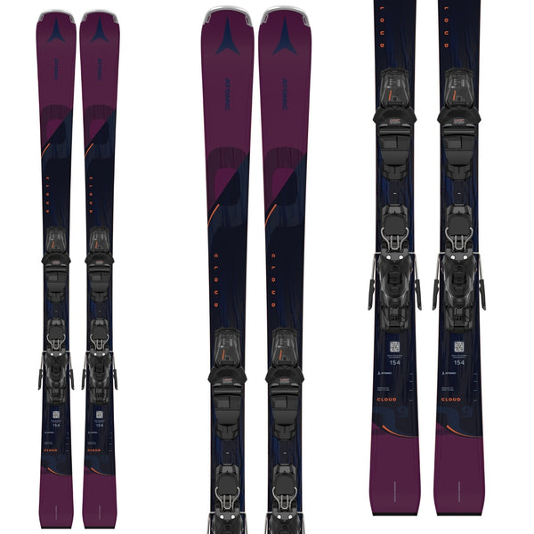 This is an image of Atomic Cloud Q9 Skis with M10 GW Bindings