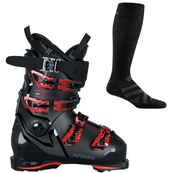This is an image of Atomic Hawx Magna 130 S Ski Boots