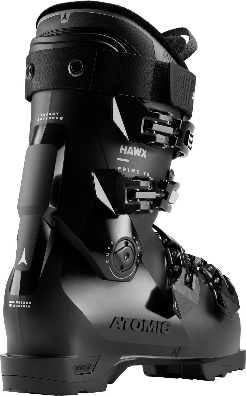 Atomic Hawx Prime 75 W Boots 2026 product -- Black Ice colorway product view