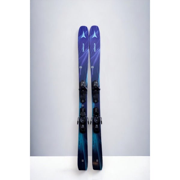 This is an image of Atomic Maven 86 C LT Skis with M10 Bindings