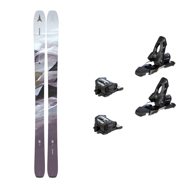 This is an image of Atomic Maven 86 Skis Package with Attack 11 Ski Bindings