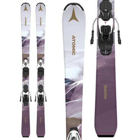 This is an image of Atomic Maven Girl Skis with L6 Bindings 2026