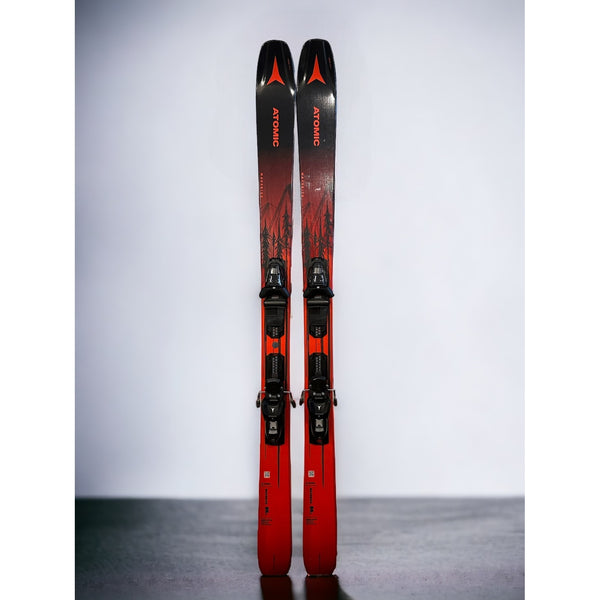 This is an image of Atomic Maverick 86 C LT Skis with M10 Bindings