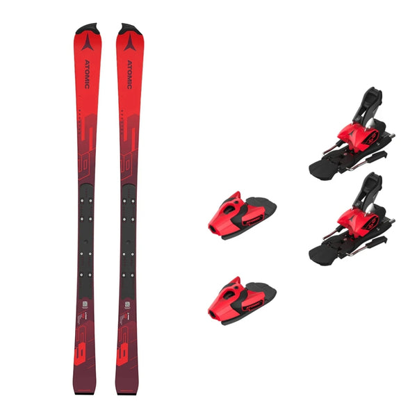 This is an image of Atomic REDSTER S9 FIS J-RP2 Skis Package with Colt 10 Bindings