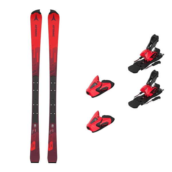This is an image of Atomic REDSTER S9 FIS J-RP2 Skis Package with Colt 12 Bindings