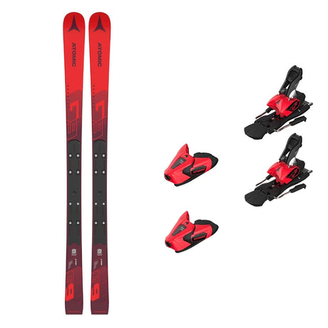 This is an image of Atomic Redster G9 FIS J-RP  Skis Package with Colt 10 Bindings