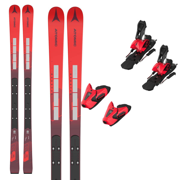 This is an image of Atomic Redster G9 FIS RVSK S J-RP²  Skis Package with Colt 12 Bindings