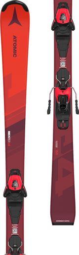 This is an image of Atomic Redster J4 Skis with L6 Bindings