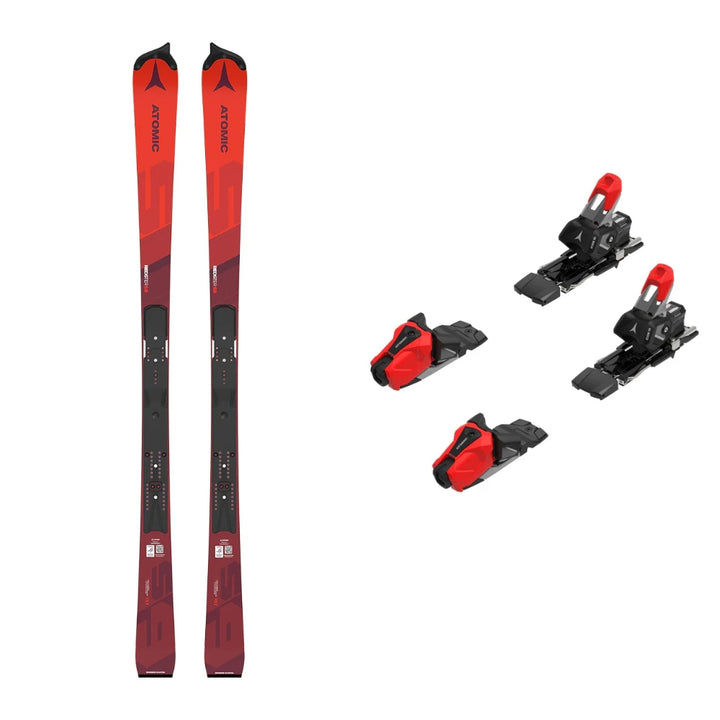 This is an image of Atomic Redster S9 FIS W Skis 2025 Package with NY Icon 10 Bindings