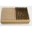 This is an image of Axis Rectangle Nylon/Brass Brush