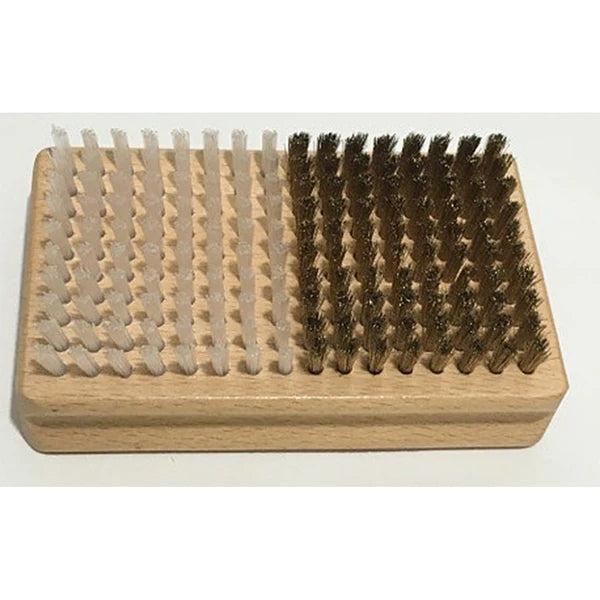 This is an image of Axis Rectangle Nylon/Brass Brush