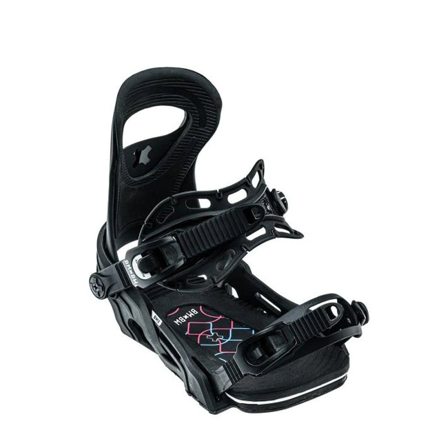 Bent Metal Bmx Snowboard Bindings snowboard binding -- top view showing toe and heel at Willis Ski and Board Pittsburgh