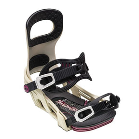 Bent Metal Joint Snowboard Bindings snowboard binding -- heel piece detail in gray colorway