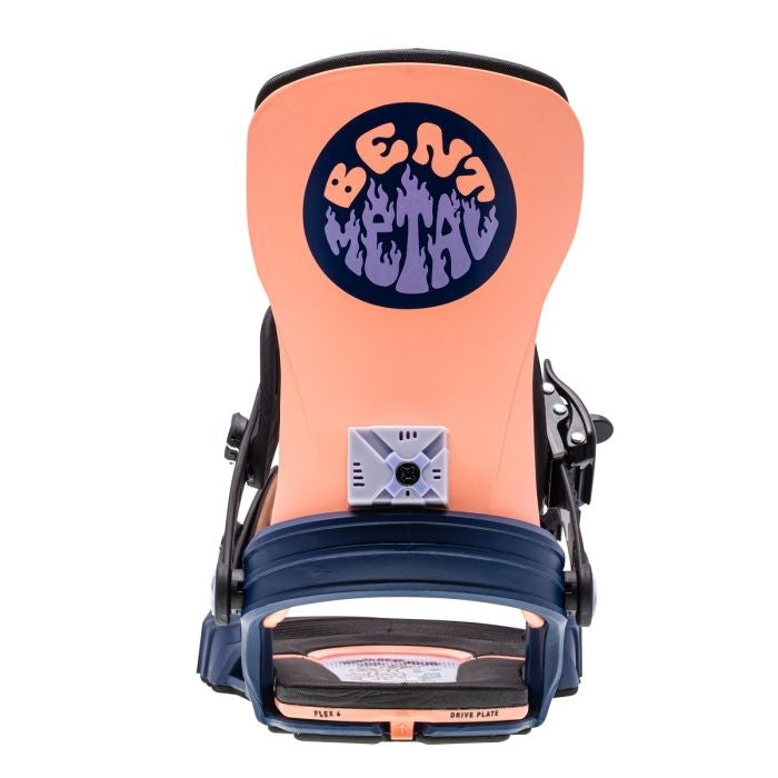 Bent Metal Stylist Snowboard Bindings snowboard binding -- side profile in blue colorway