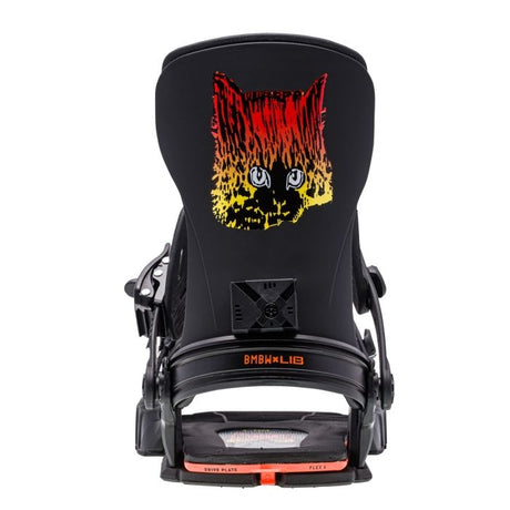 Bent Metal Transfer Snowboard Bindings snowboard binding -- side profile in black colorway