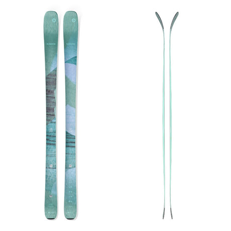 Blizzard Black Pearl 84 2026 women's all-mountain ski -- top sheet graphic flat studio view