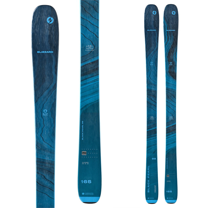 This is an image of Blizzard Black Pearl 88 womens skis