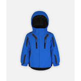 Boulder Gear Carson Toddler Boys Jacket ski jacket -- front view on model showing insulated shell and hood at Willis Ski and