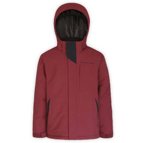 Boulder Gear Cody Junior Jacket ski jacket -- front view on model showing insulated shell and hood at Willis Ski and Board