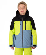 Boulder Gear Cruz Junior Jacket 2026 ski jacket -- front view on model showing insulated shell and hood at Willis Ski and