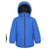 Boulder Gear Devon Toddler Jacket ski jacket -- front view on model showing insulated shell and hood at Willis Ski and Board