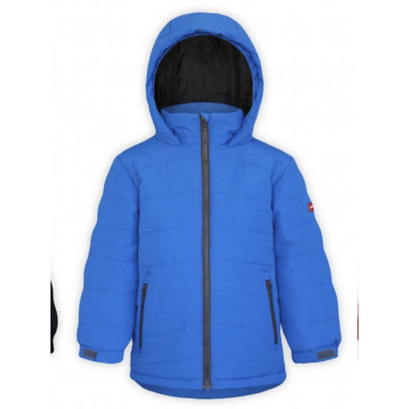 Boulder Gear Devon Toddler Jacket ski jacket -- front view on model showing insulated shell and hood at Willis Ski and Board