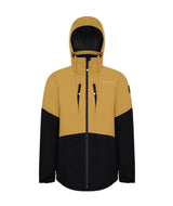 Boulder Gear Downslide Mens Jacket ski jacket -- front view on model showing insulated shell and hood at Willis Ski and