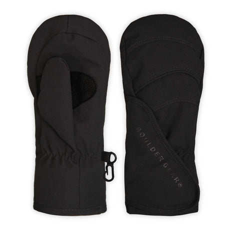 Boulder Gear Flurry Toddler Mitten glove -- Black colorway palm view