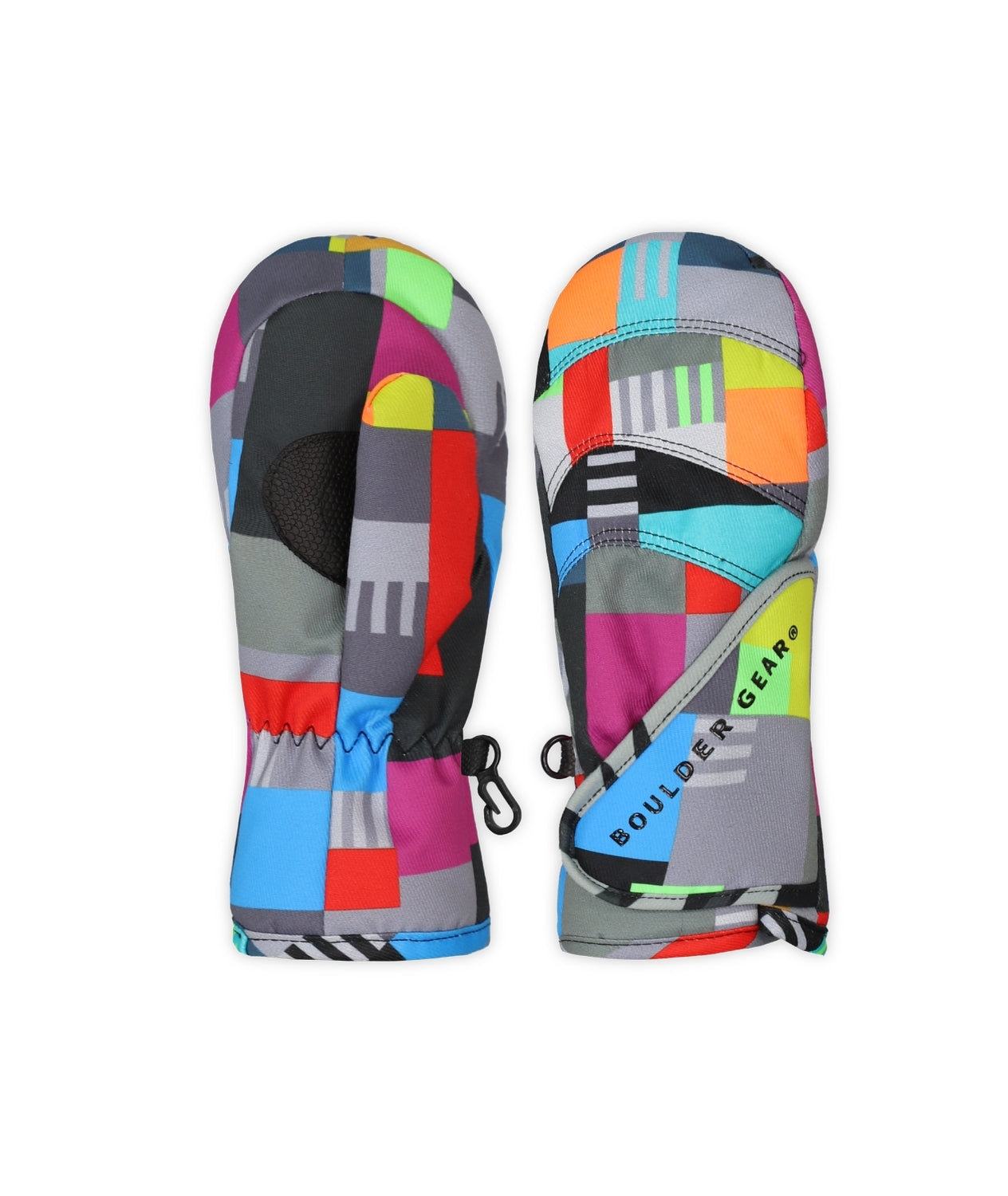 Boulder Gear Flurry Toddler Mitten glove -- Manhattan colorway palm view