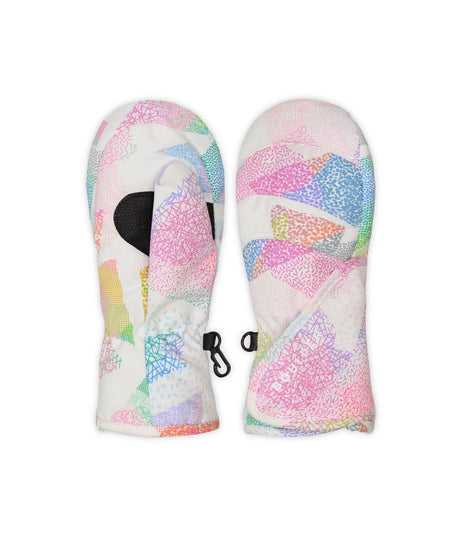 Boulder Gear Flurry Toddler Mitten glove -- Rhythm Prism colorway palm view