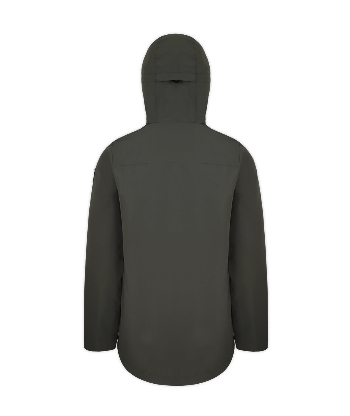 Boulder Gear Frost 3 In 1 Mens Jacket ski jacket -- Olive colorway front view on model with hood and cuffs