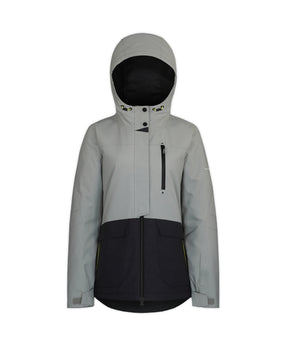 Boulder Gear Goofy Womens Jacket ski jacket -- front view on model showing insulated shell and hood at Willis Ski and Board