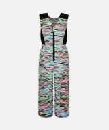 Boulder Gear Hailey Toddler Bib ski pant -- front view on model showing insulated ski pant at Willis Ski and Board Pittsburgh