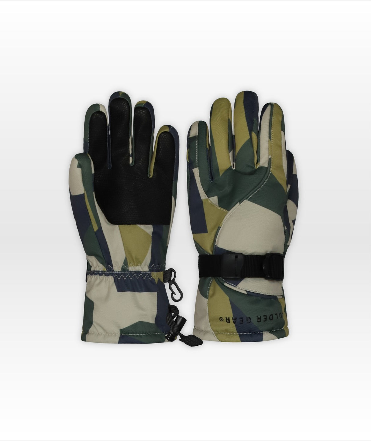Boulder Gear Mogul Ii Junior Glove glove -- palm view showing glove construction