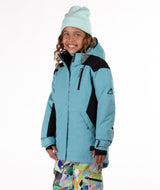 Boulder Gear Parker Junior Jacket 2026 ski jacket -- front view on model showing insulated shell and hood at Willis Ski and