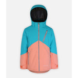 Boulder Gear Temple Junior Jacket ski jacket -- front view on model showing insulated shell and hood at Willis Ski and Board