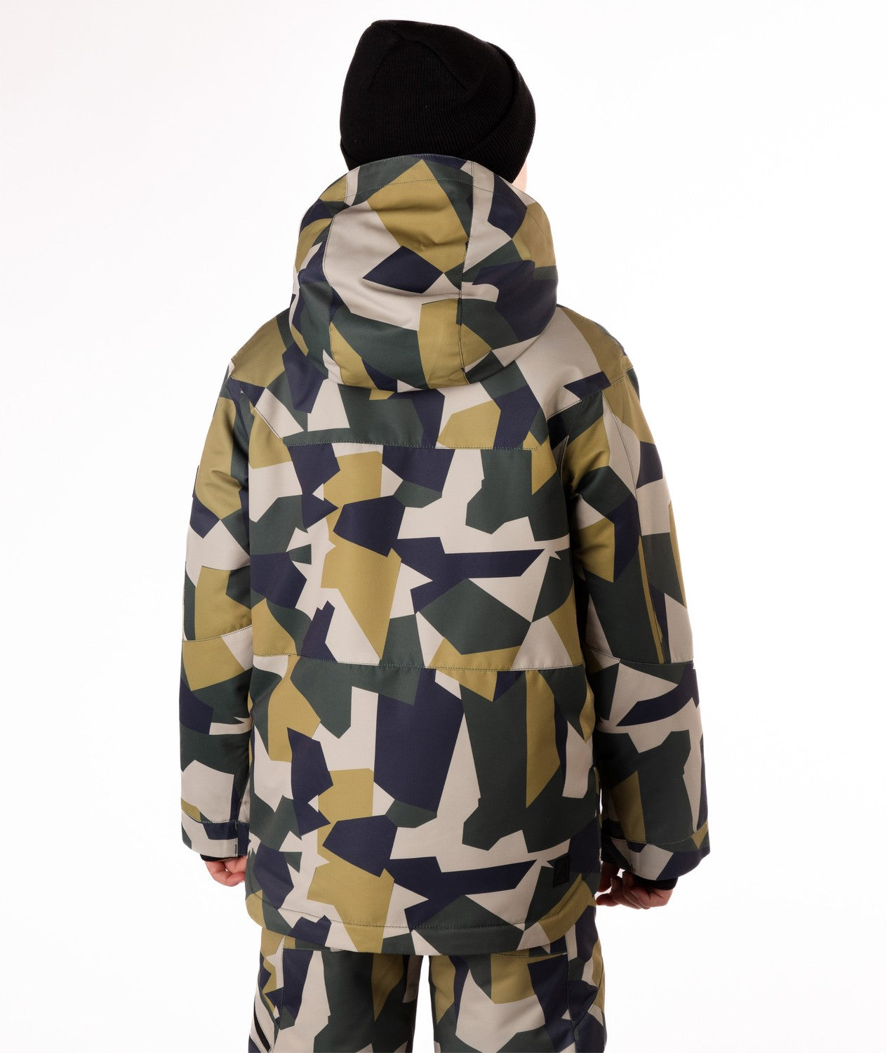 Boulder Gear Wesley Junior Jacket 2026 ski jacket -- Camo colorway lifestyle view showing full jacket silhouette
