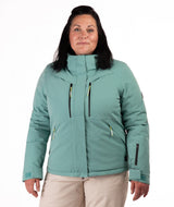 Boulder Gear Wren Womens Jacket 2026 ski jacket -- front view on model showing insulated shell and hood at Willis Ski and