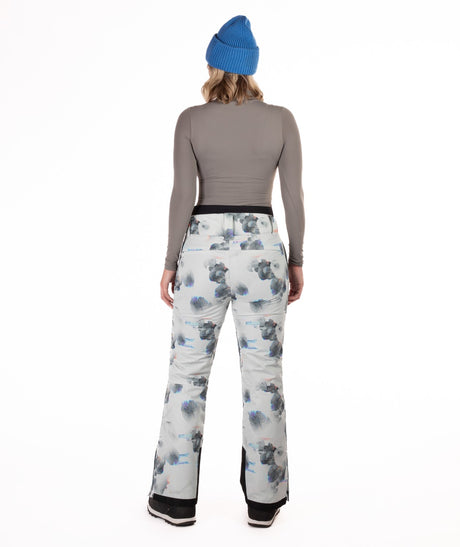 Boulder Gear Zoe Womens Pant 2026 ski pant -- Glitch Please colorway front view on model