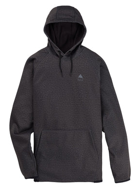 Burton Crown Weatherproof Mens Pullover mid layer -- front view on model showing mid layer insulation